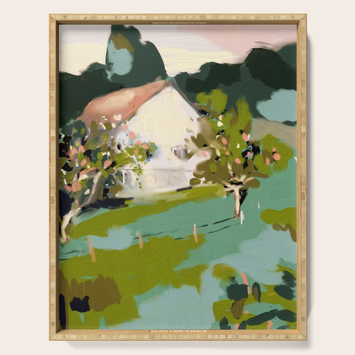mountain alps german landscape  Serving Tray Gallery Image 1