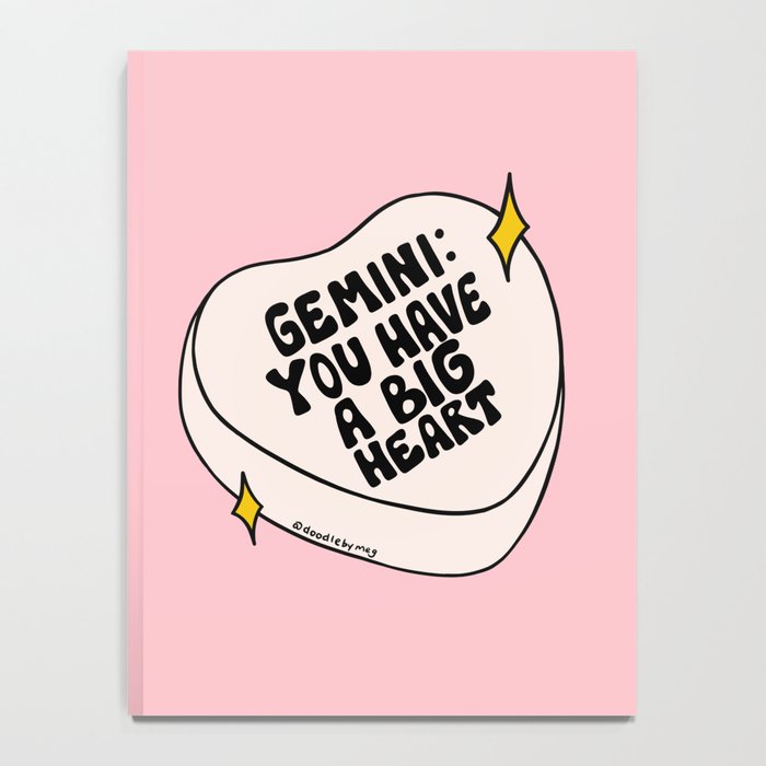 Gemini Conversation Heart Notebook Gallery Image 4