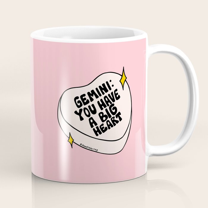 Gemini Conversation Heart Coffee Mug Gallery Image 1