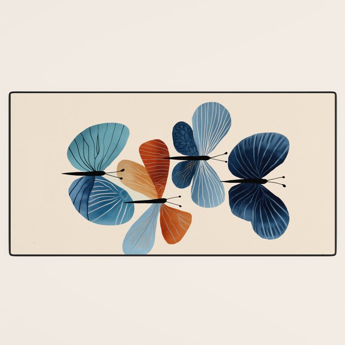 Butterfly in Bloom Desk Mat Gallery Image 3