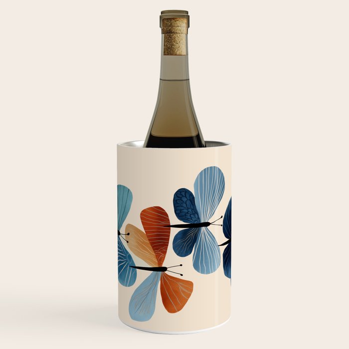 Butterfly in Bloom Wine Chiller Gallery Image 1