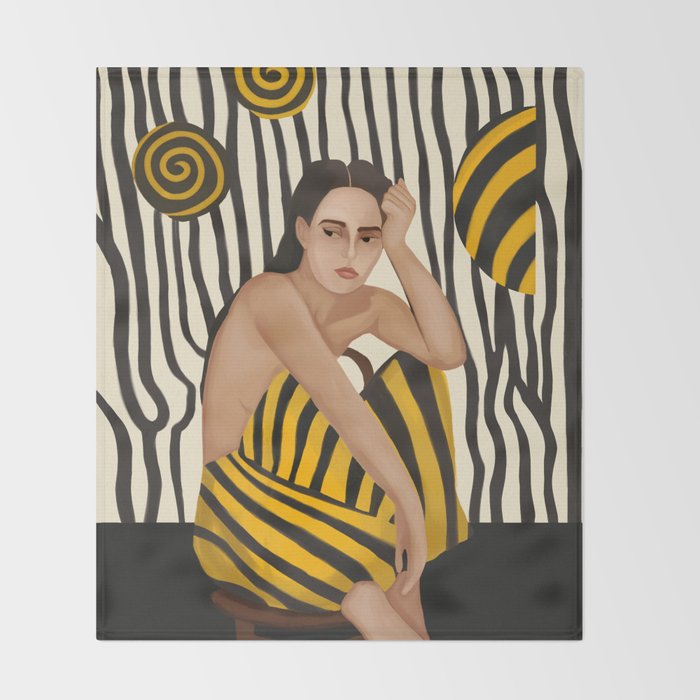 Pattern of Thought Throw Blanket Gallery Image 2