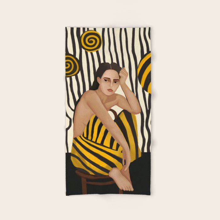 Pattern of Thought Bath Towel Gallery Image 2