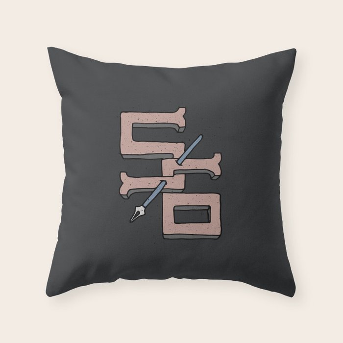 S6 Strike Throw Pillow Gallery Image 6