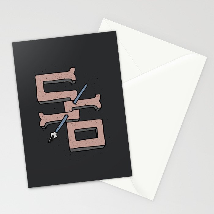 S6 Strike Stationery Card Gallery Image 2