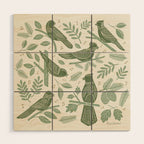 Song Birds - Green Wood Wall Art Gallery Image 1