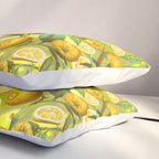 Cyber Lime Summer Pillow Sham Gallery Image 3