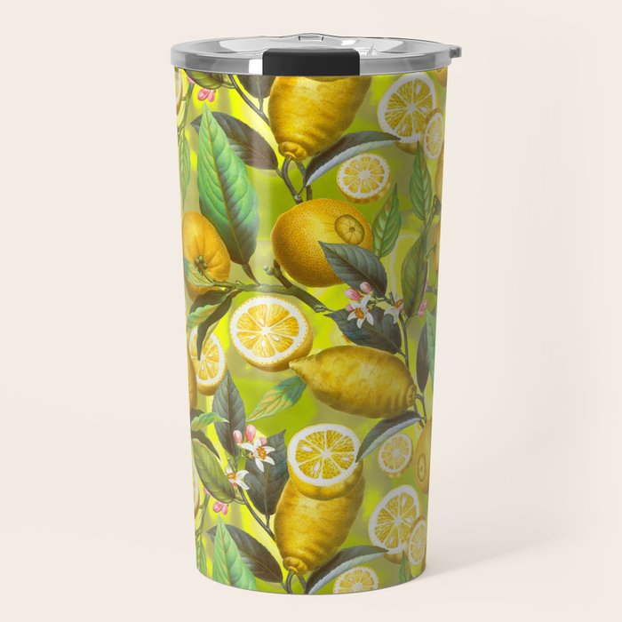 Cyber Lime Summer Travel Mug Gallery Image 1