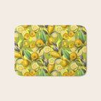 Cyber Lime Summer Bath Mat Gallery Image 1