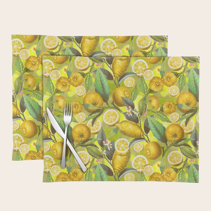 Cyber Lime Summer Placemat Gallery Image 1