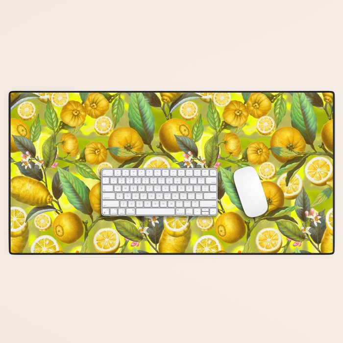 Cyber Lime Summer Desk Mat Gallery Image 1