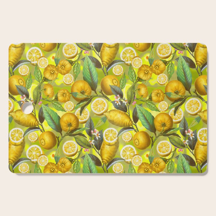 Cyber Lime Summer Cutting Board Gallery Image 1
