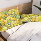 Cyber Lime Summer Pillow Sham Gallery Image 2