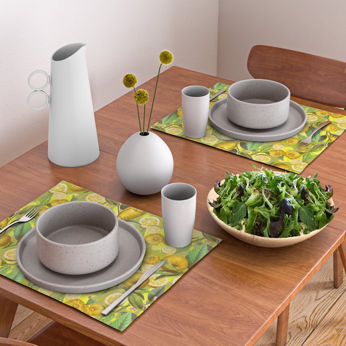 Cyber Lime Summer Placemat Gallery Image 2