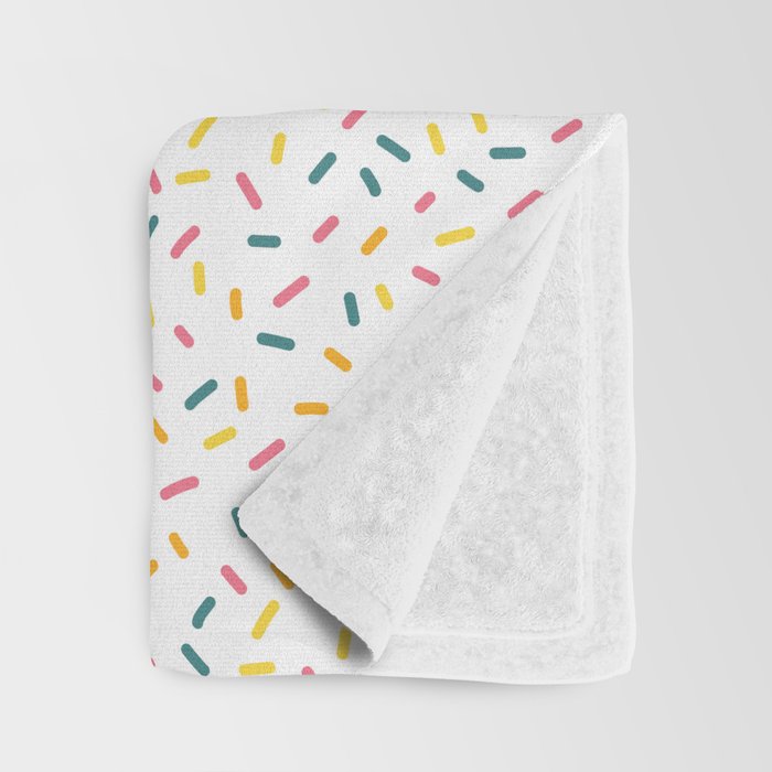 Colorful Party Sprinkles Throw Blanket Gallery Image 3