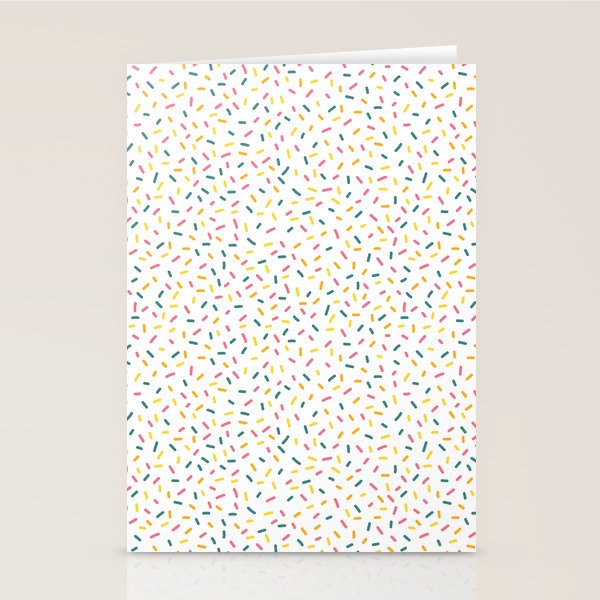 Colorful Party Sprinkles Stationery Card Gallery Image 2