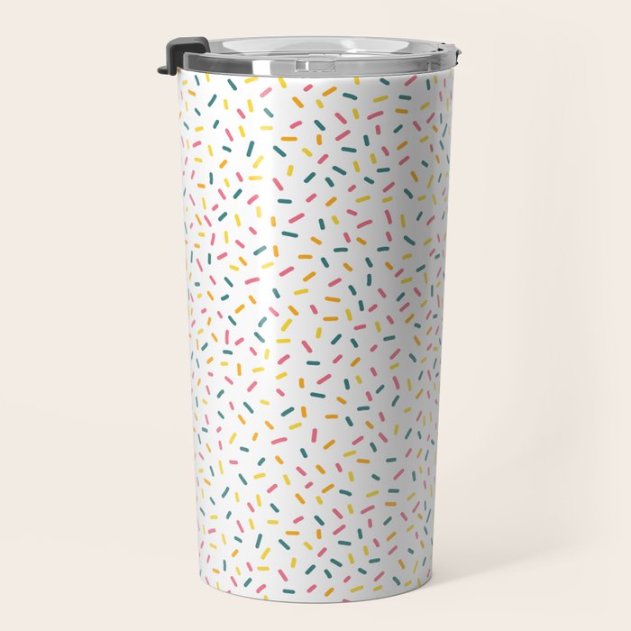 Colorful Party Sprinkles Travel Mug Gallery Image 3