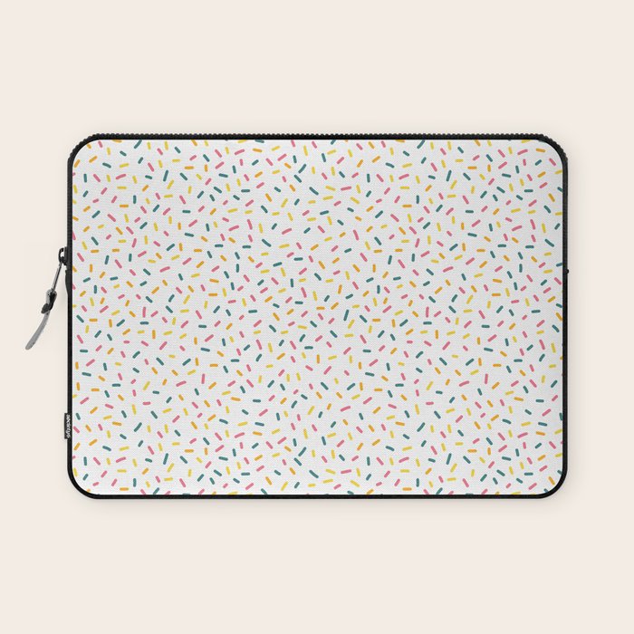 Colorful Party Sprinkles Laptop Sleeve Gallery Image 1