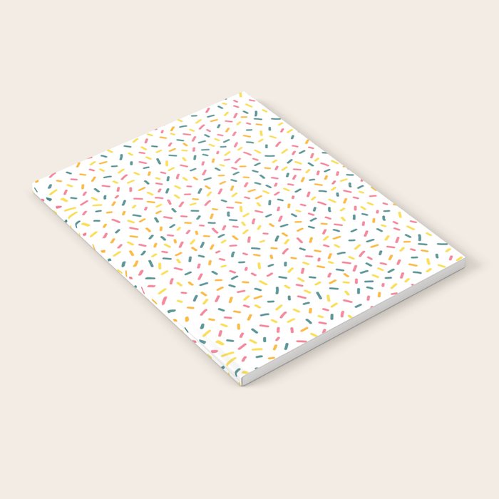 Colorful Party Sprinkles Notebook