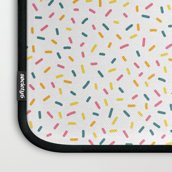 Colorful Party Sprinkles Laptop Sleeve Gallery Image 3