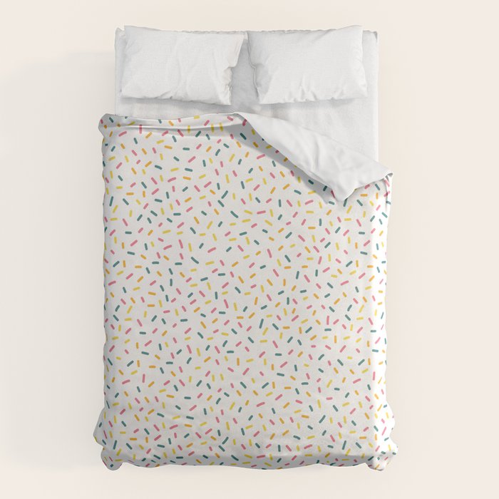 Colorful Party Sprinkles Duvet Cover Gallery Image 6