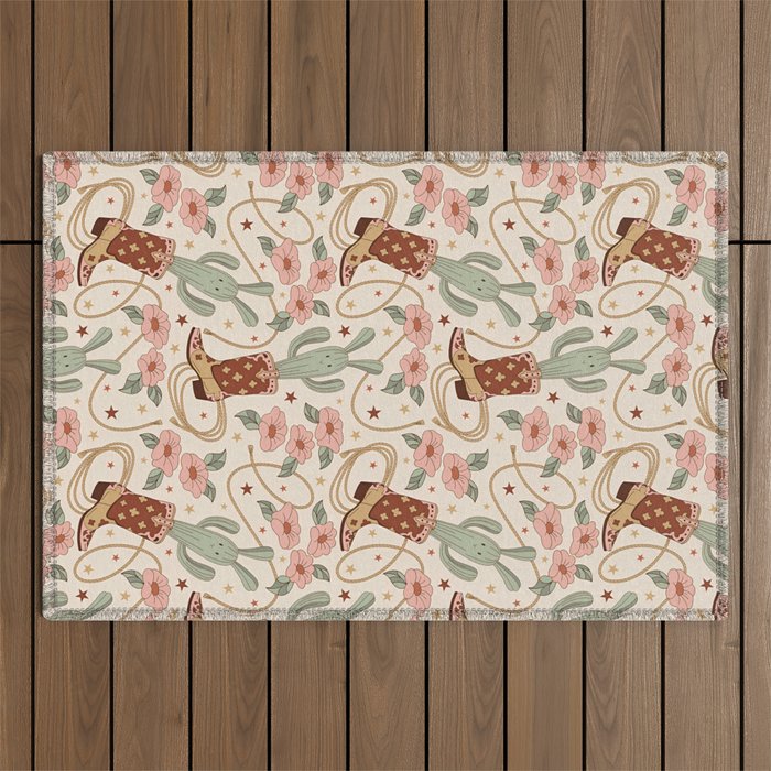 The Western Botanical Archive Outdoor Rug Gallery Image 1