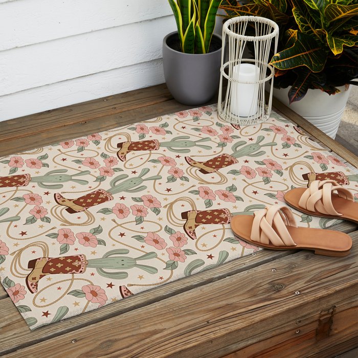 The Western Botanical Archive Outdoor Rug Gallery Image 2