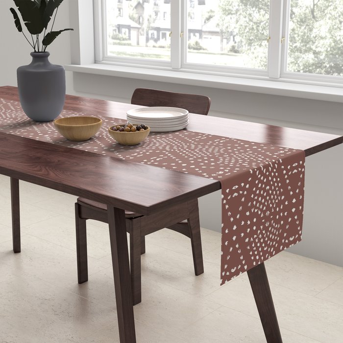 BOHO TILE CLAY Table Runner Gallery Image 2