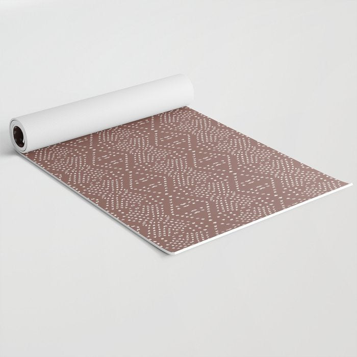 BOHO TILE CLAY Yoga Mat Gallery Image 2