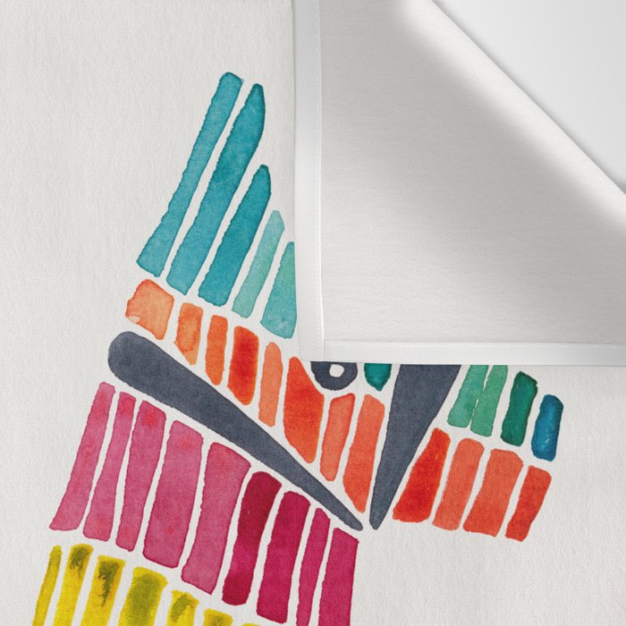 Mexican Donkey PinÌata - CMYK Palette Wall Tapestry Gallery Image 3