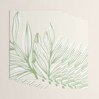 Wild Spring Meadow - Botanic Line Art Wrapping Paper Gallery Image 3