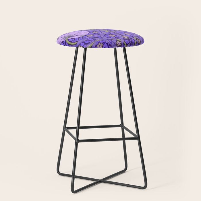 William Morris "Pimpernel" 2. Stool Gallery Image 1