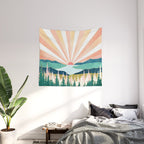 Summer Sunset Wall Tapestry Gallery Image 2