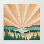 Summer Sunset Wood Wall Art Gallery Image 1