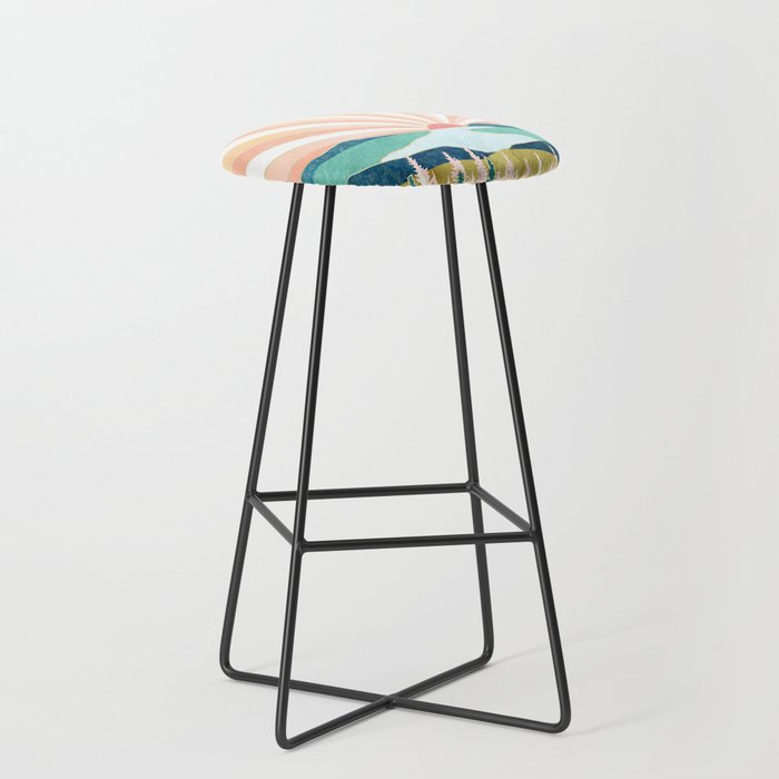 Summer Sunset Stool Gallery Image 1