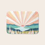 Summer Sunset Bath Mat Gallery Image 1
