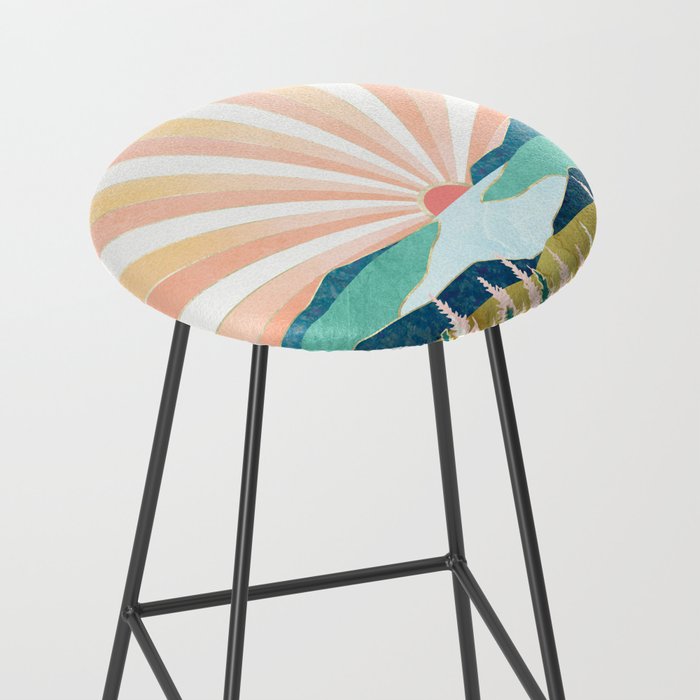 Summer Sunset Stool Gallery Image 2