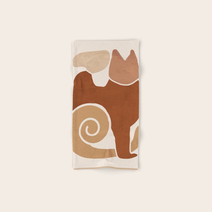 Modern Abstract Art Cat 3 Bath Towel Gallery Image 1