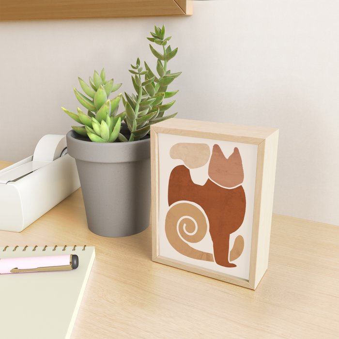 Modern Abstract Art Cat 3 Mini Art Print Gallery Image 2