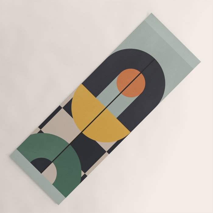 Geometric Abstraction 73 Yoga Mat Gallery Image 1