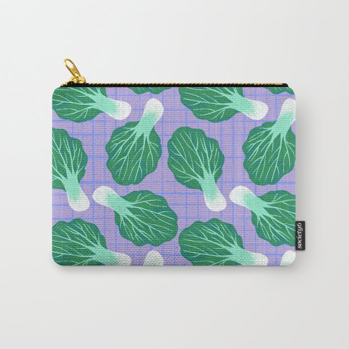 Bokchoy Pattern Carry All Pouch Gallery Image 1