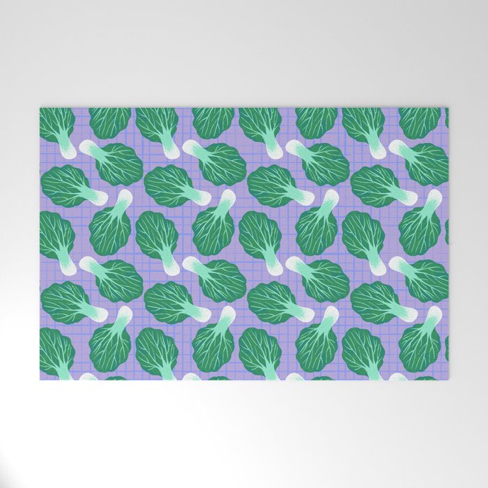 Bokchoy Pattern Welcome Mat Gallery Image 1