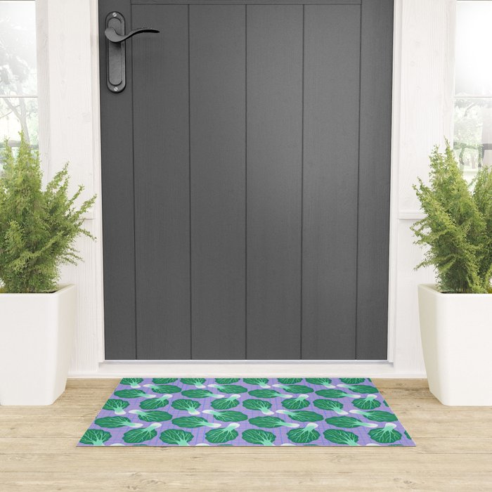 Bokchoy Pattern Welcome Mat Gallery Image 3
