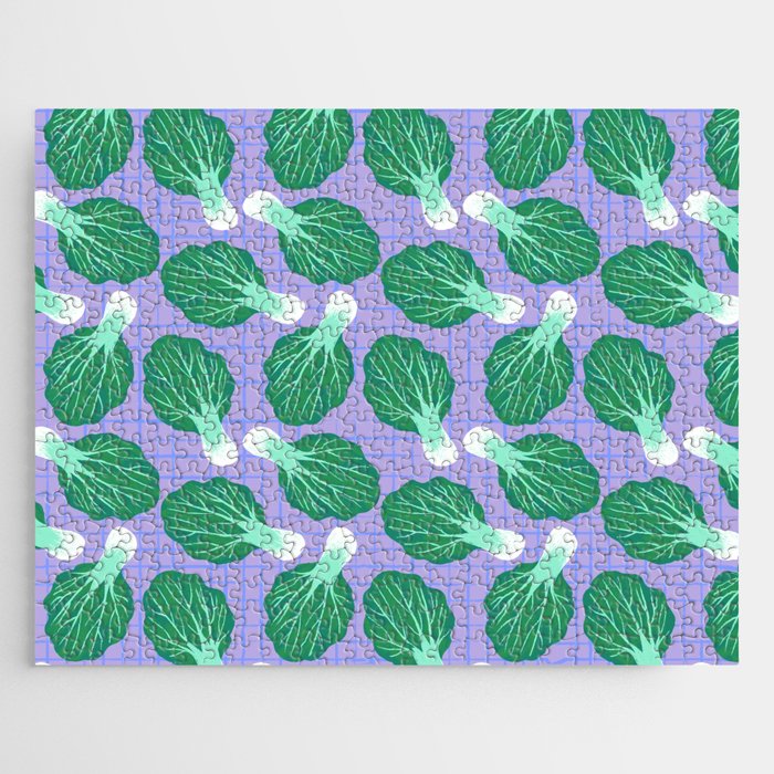 Bokchoy Pattern Jigsaw Puzzle