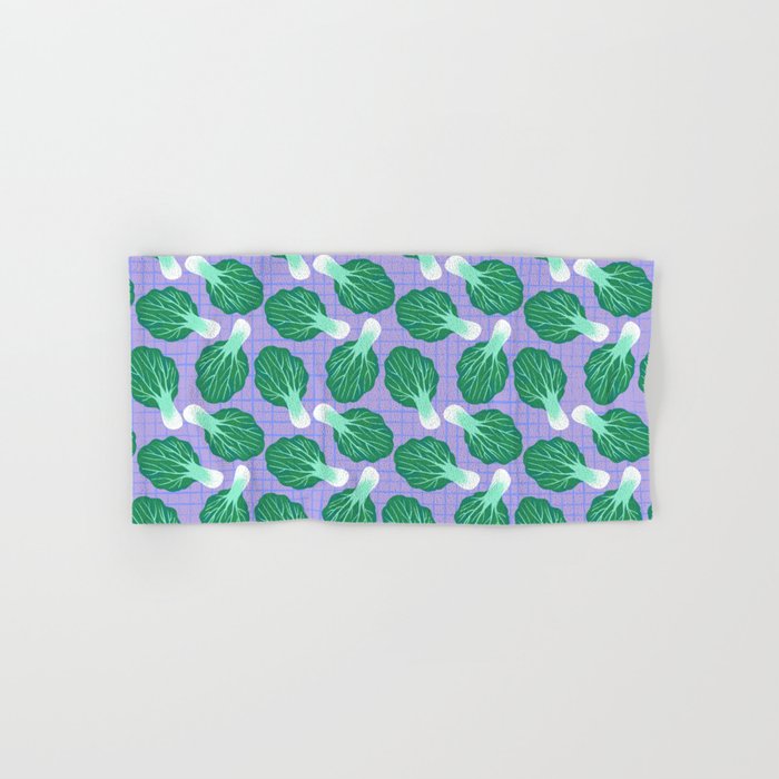 Bokchoy Pattern Bath Towel Gallery Image 1