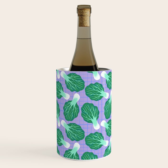 Bokchoy Pattern Wine Chiller