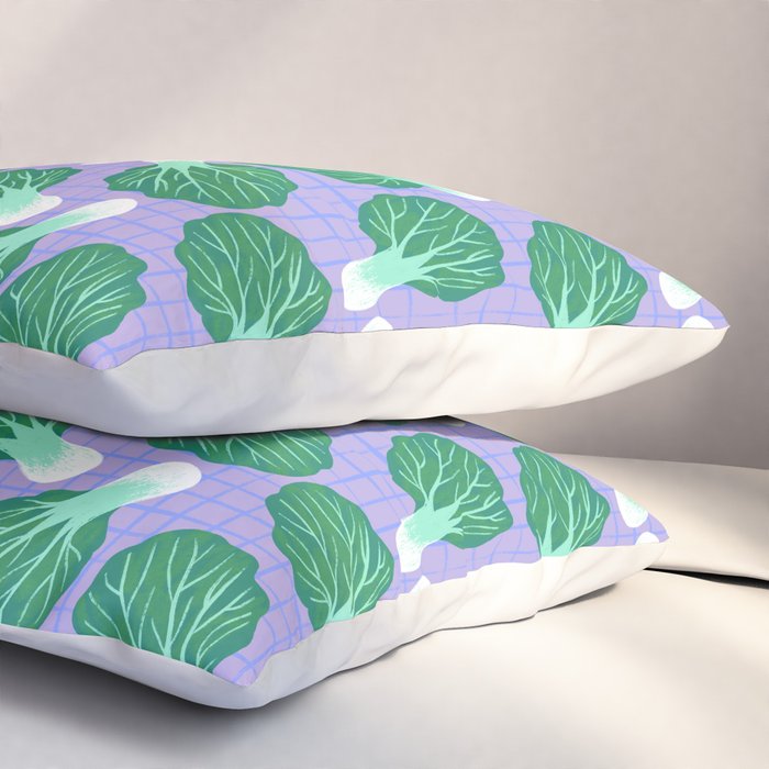 Bokchoy Pattern Pillow Sham Gallery Image 3