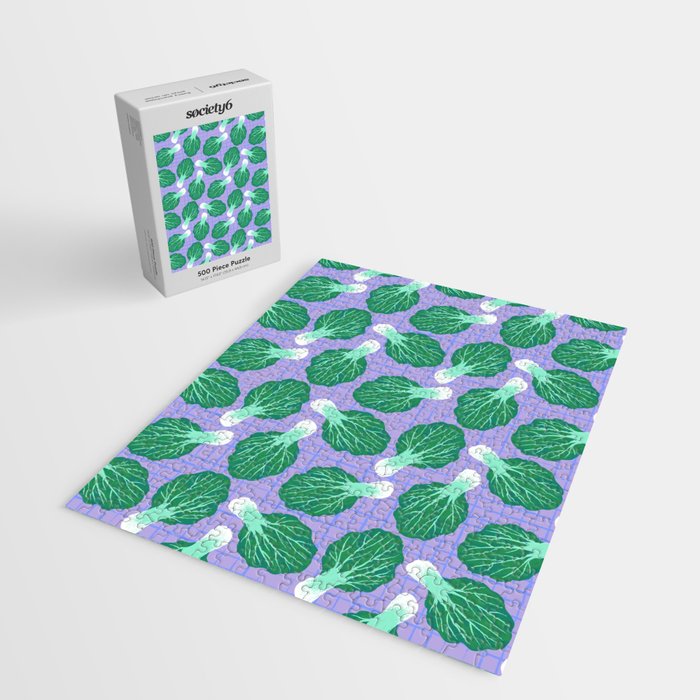 Bokchoy Pattern Jigsaw Puzzle Gallery Image 2