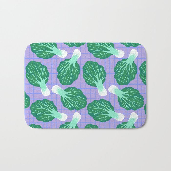 Bokchoy Pattern Bath Mat Gallery Image 1