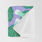 Bokchoy Pattern Throw Blanket Gallery Image 3